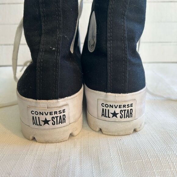 Womens Converse Chuck Taylor All Star Lugged Heel High-Top Sneaker - Black 10.5 - Picture 4 of 8